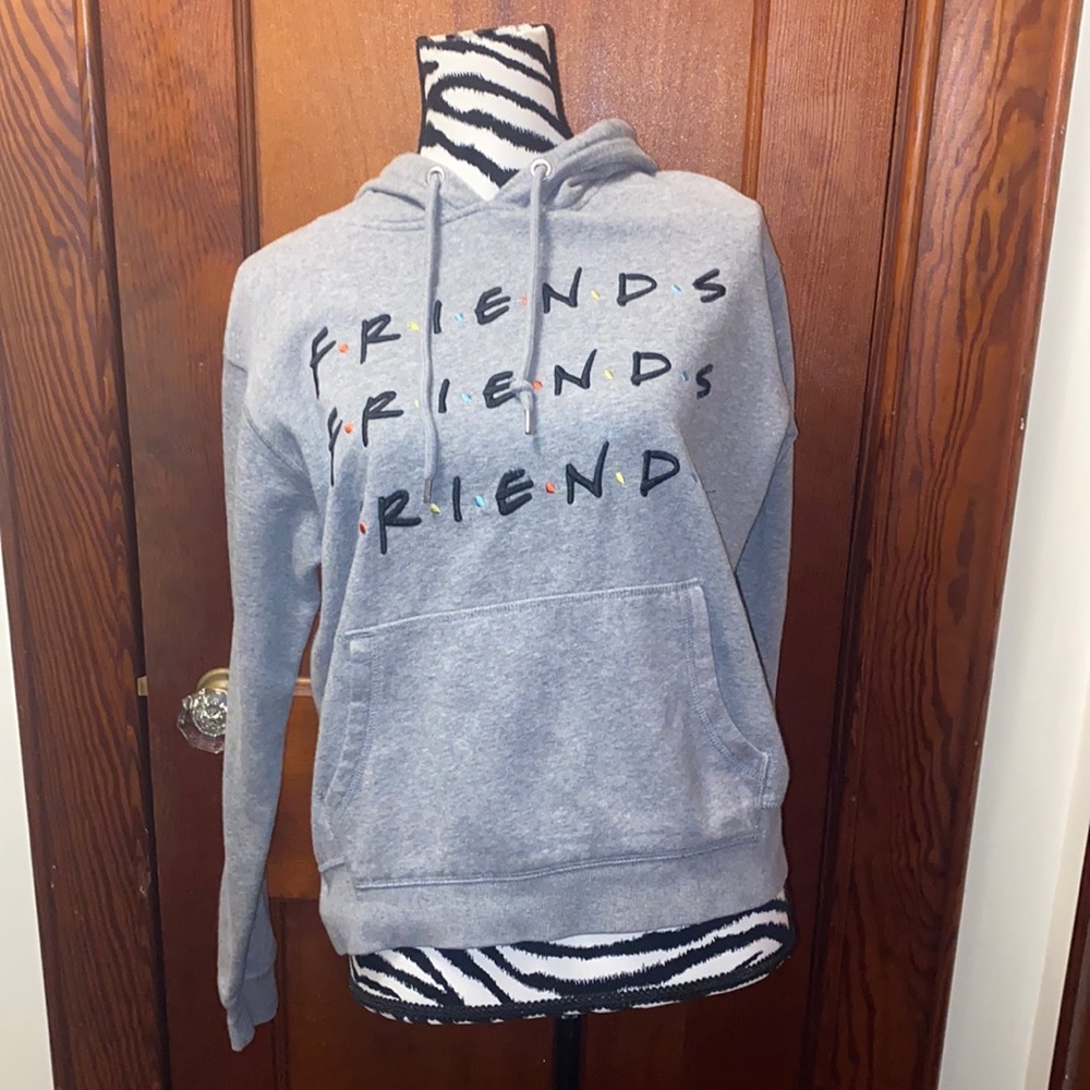 H & M gray “Friends” hoodie size medium - Picture 1 of 3